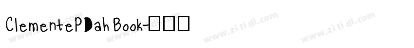 ClementePDah Book字体转换